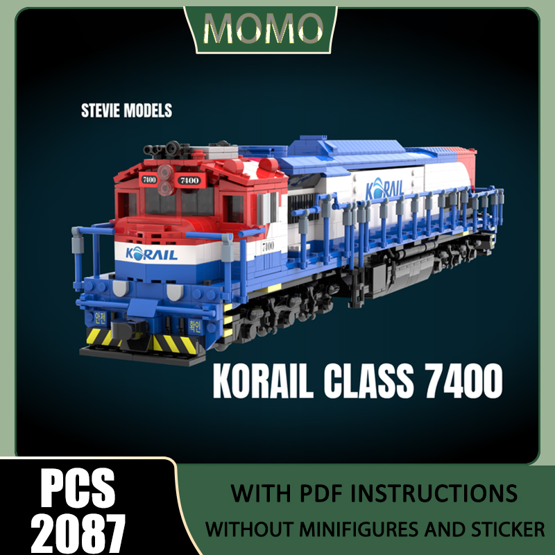 Model Kit Train - Train Model Moc Building Blocks Modular