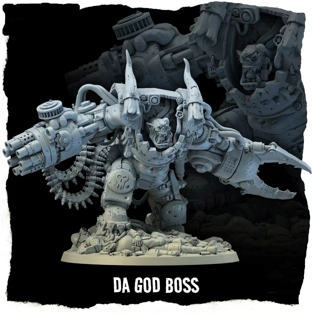 Model Kit Dinosaur - Resin Kit Wargame 28523 Orc Bone