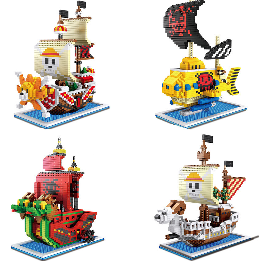 Model Kit Thousand Sunny - Một Mảnh Tàu Cướp Biển Xây