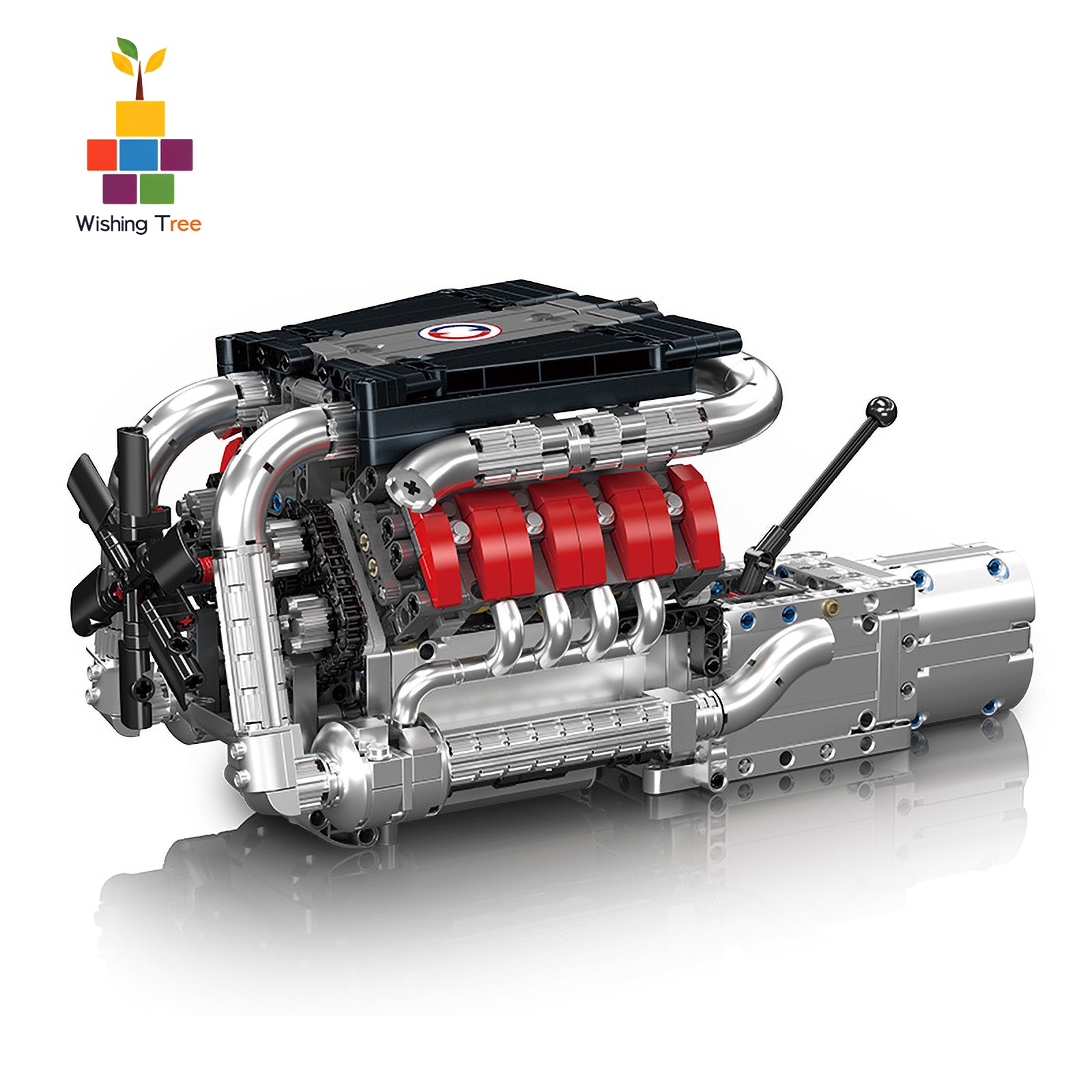 Model Kit Engine V8 - Mould King 10203 MB Merc V8
