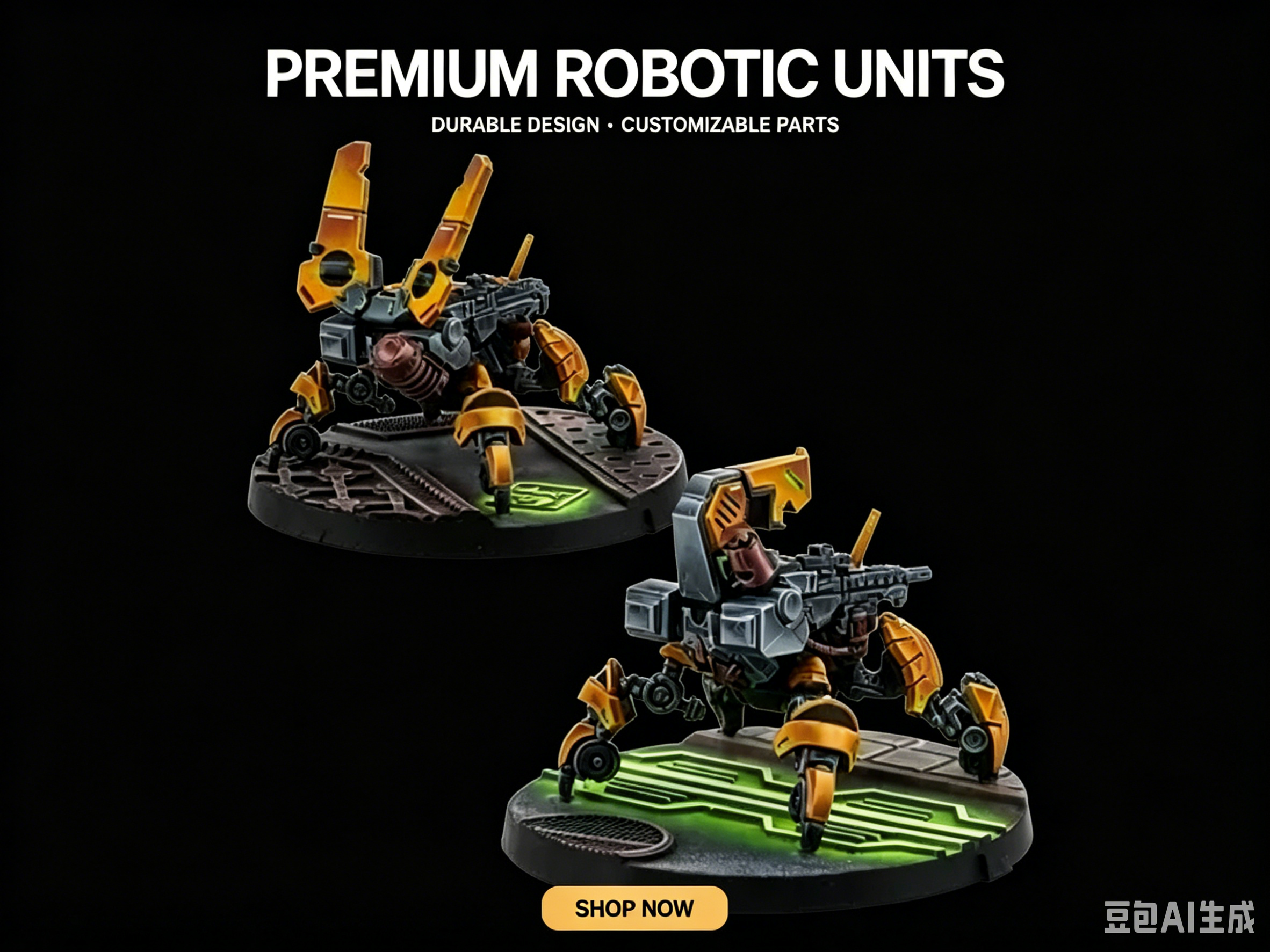 Model Kit Dinosaur - Mechanical Crawling Technology Package, Die-casting Resin