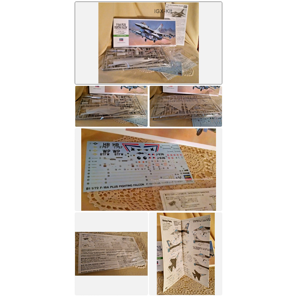 Model Kit Jet - Hasegawa 00231 1/72 Scale US F16