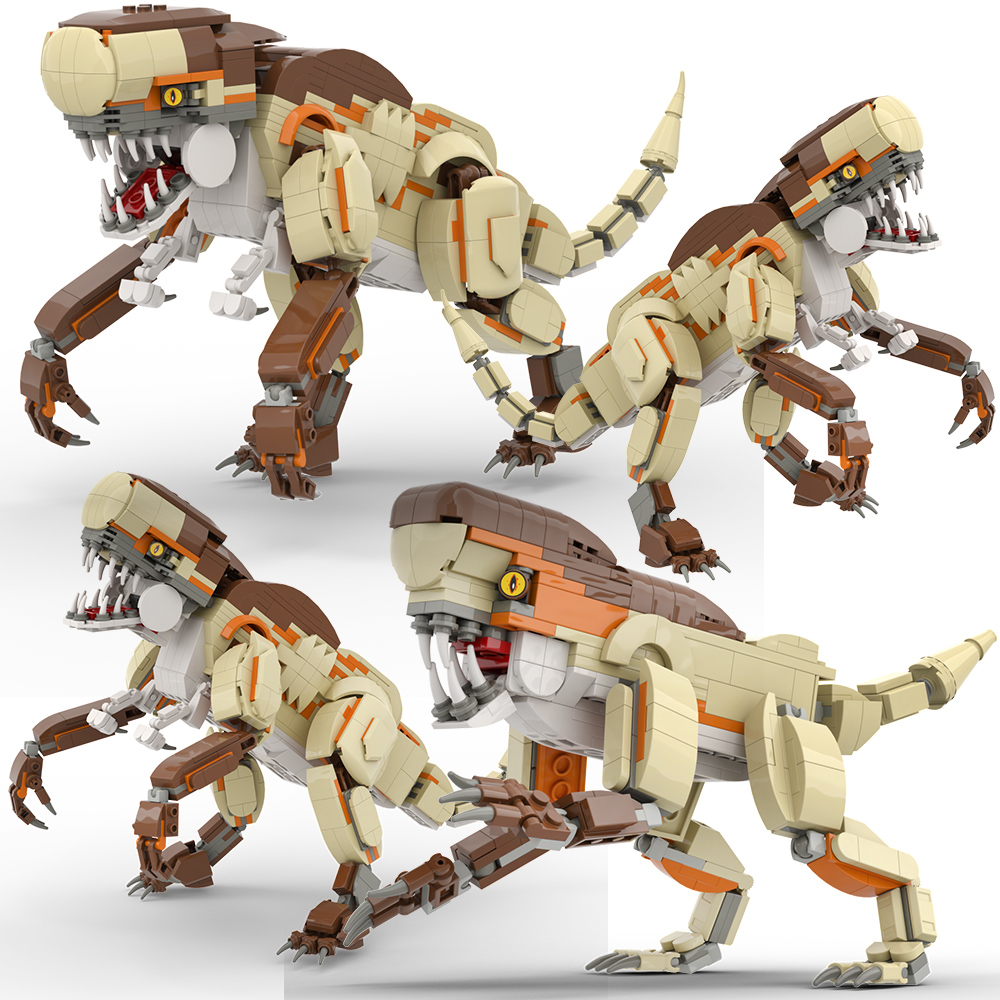Model Kit Dinosaur - Giant Dinosaur Building Blocks Set -