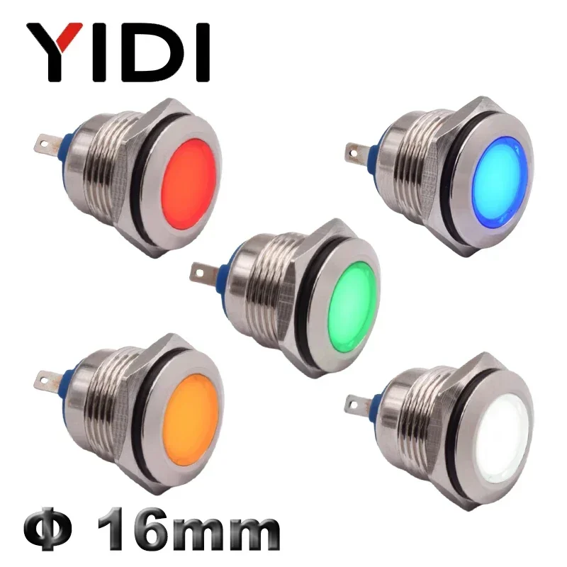 Panel Line Marker - 16Mm Kim Loại Đèn LED Báo