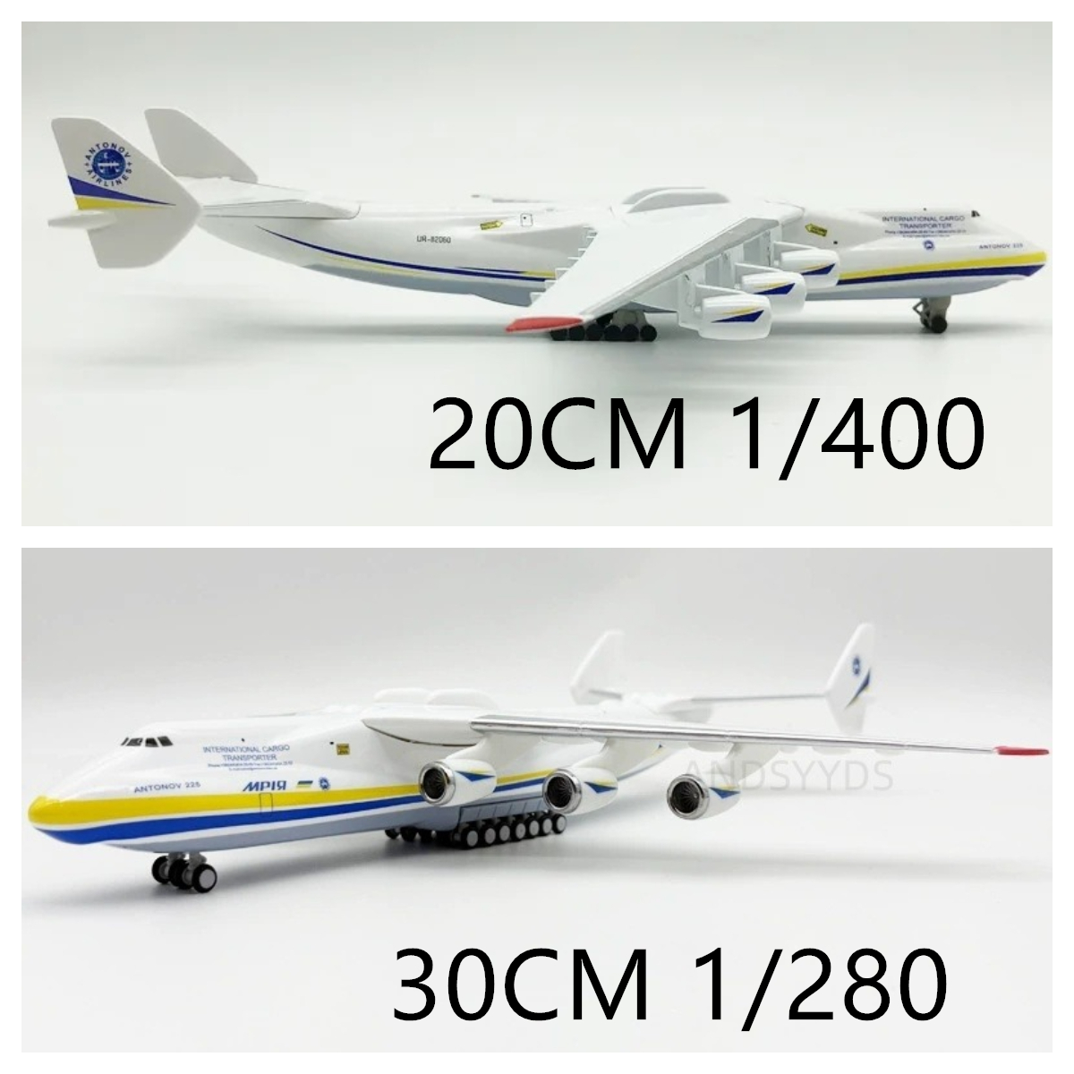 Model Kit Ukraine - Ukraine Antonov AN225 Mriya 20cm /30CM