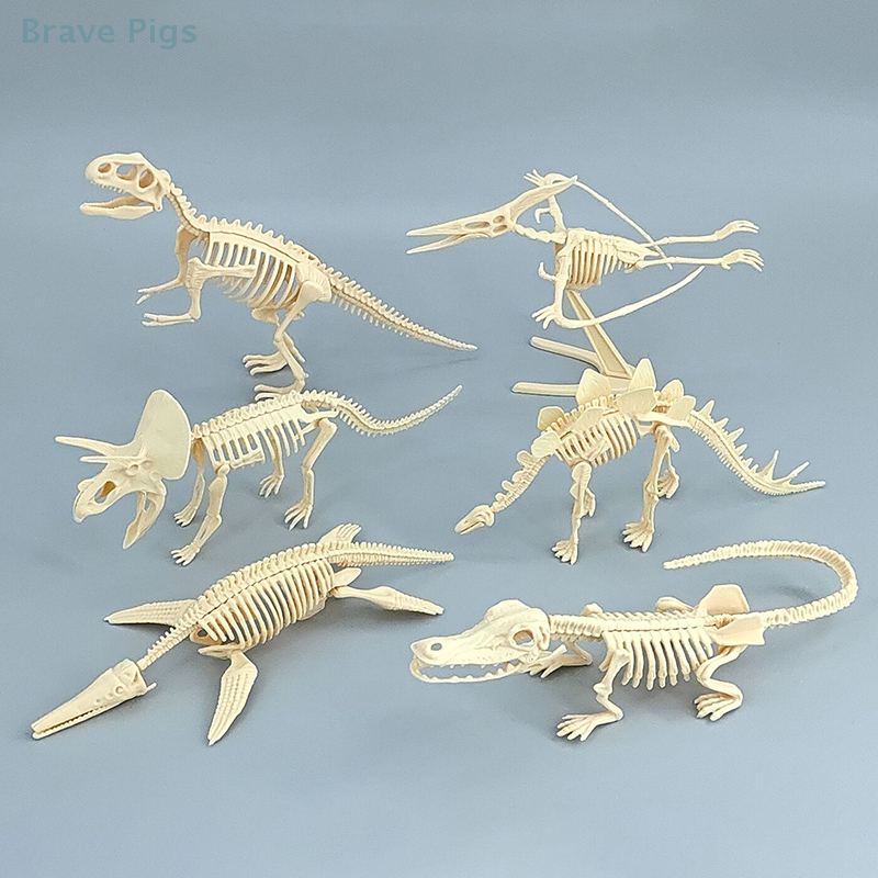 Model Kit Dinosaur - 1 Set Kid Toy DIY Assembly