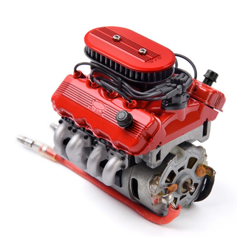Model Kit Engine V8 - GRC V8 Engine Fan Radiator Motor