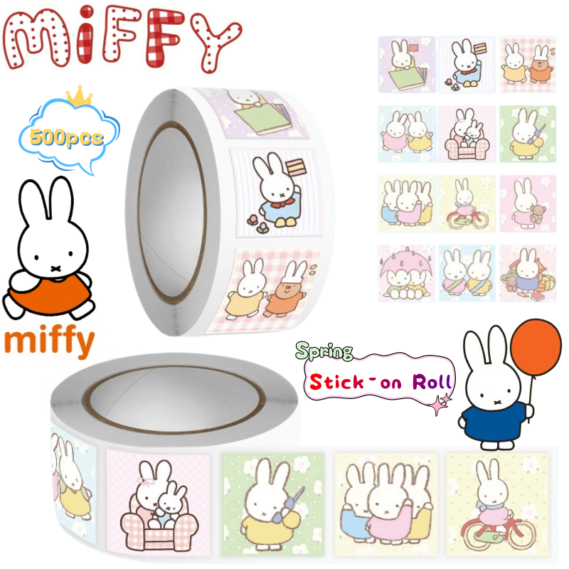 Model Kit Game - Miffy 500pcs Roll Sticker High Color