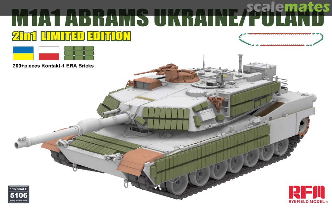 Model Kit Ukraine - Ryefield model Assembly tank model kit