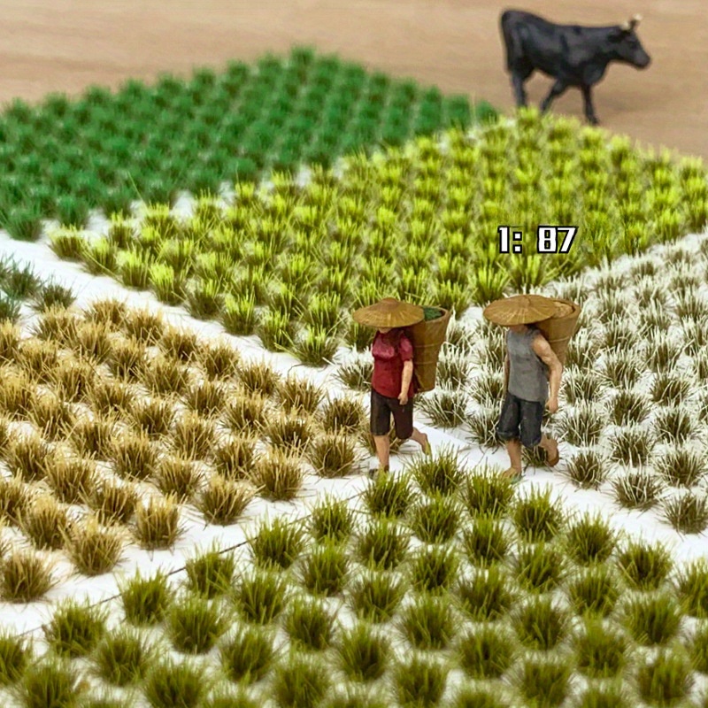 Model Kit Train - 104pcs/pack Static Grass Tuft, Model Grass