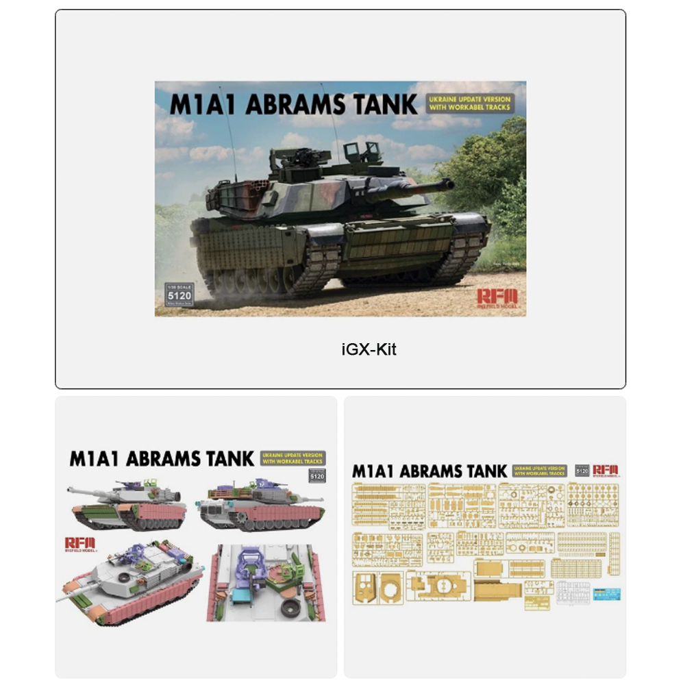Model Kit Ukraine - Rye Field 5120 1:35 Scale M1A1