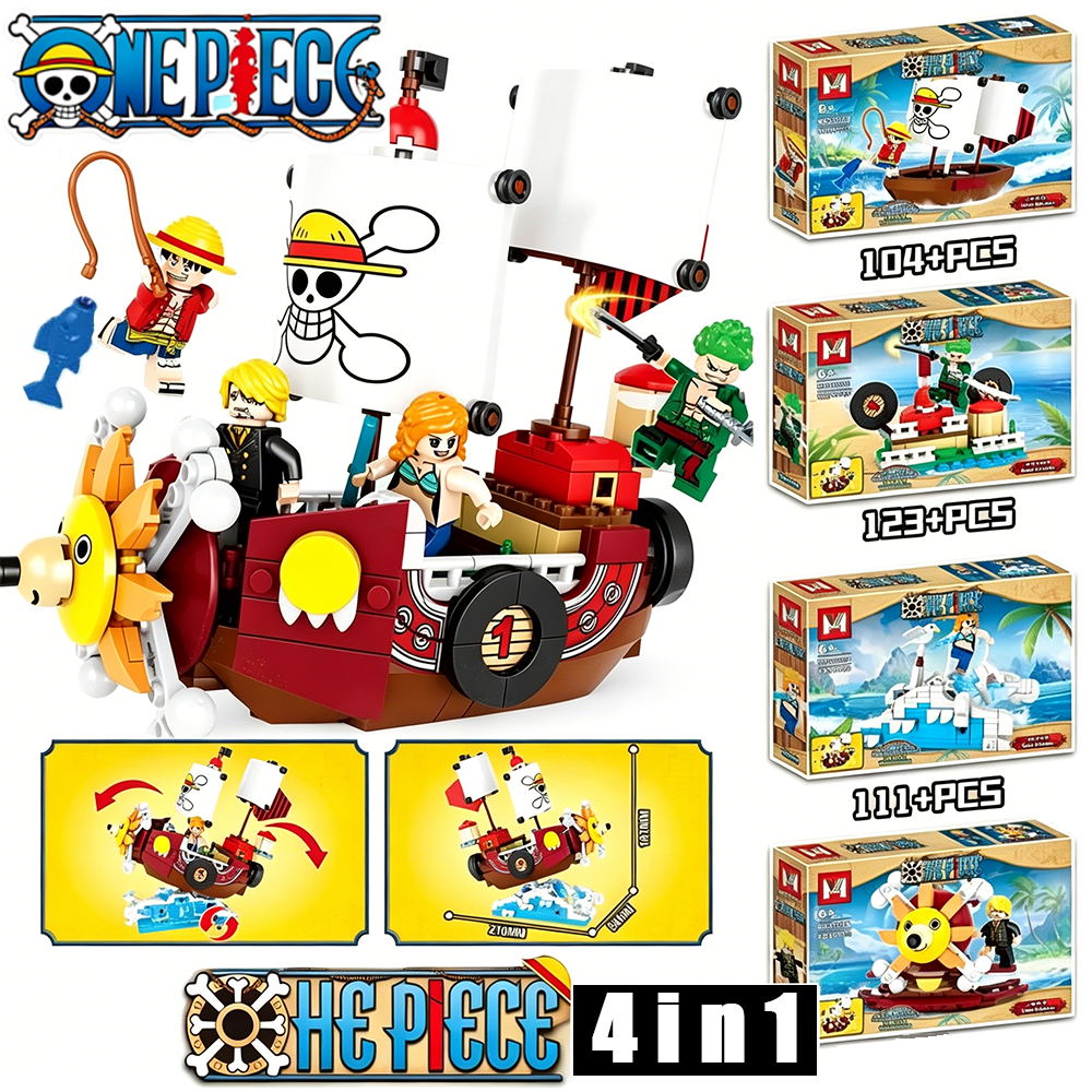 Model Kit Thousand Sunny - 4in1 One Piece THOUSAND SUNNY Micro