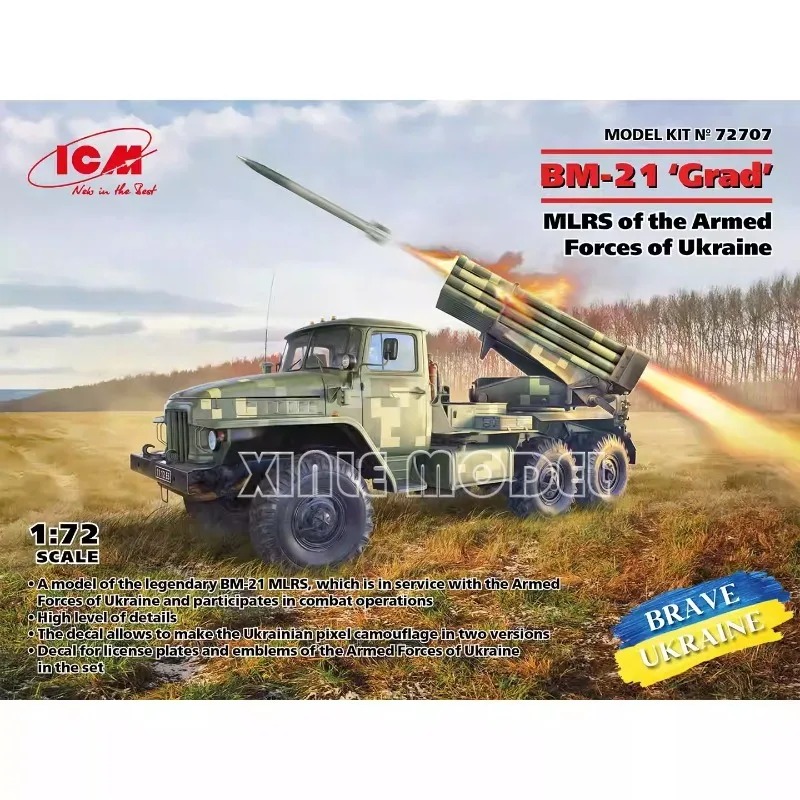 Model Kit Ukraine - ICM Plastic Assembled Model Kit 72707