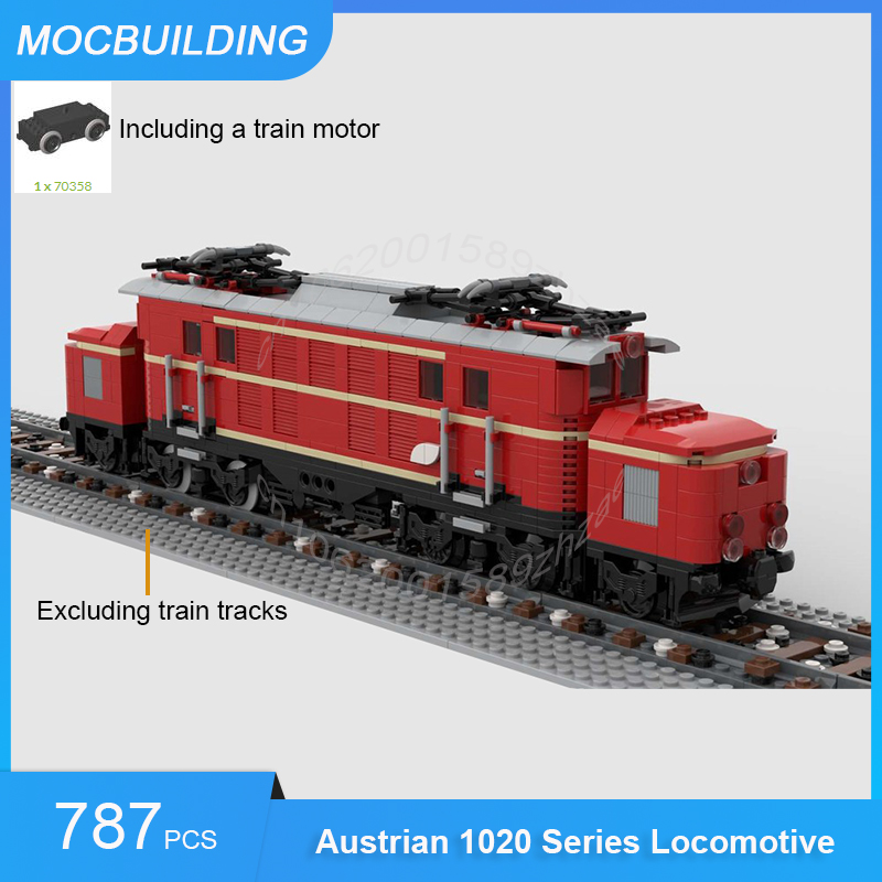 Model Kit Train - MOC Building Blocks Austrian 1020 Series