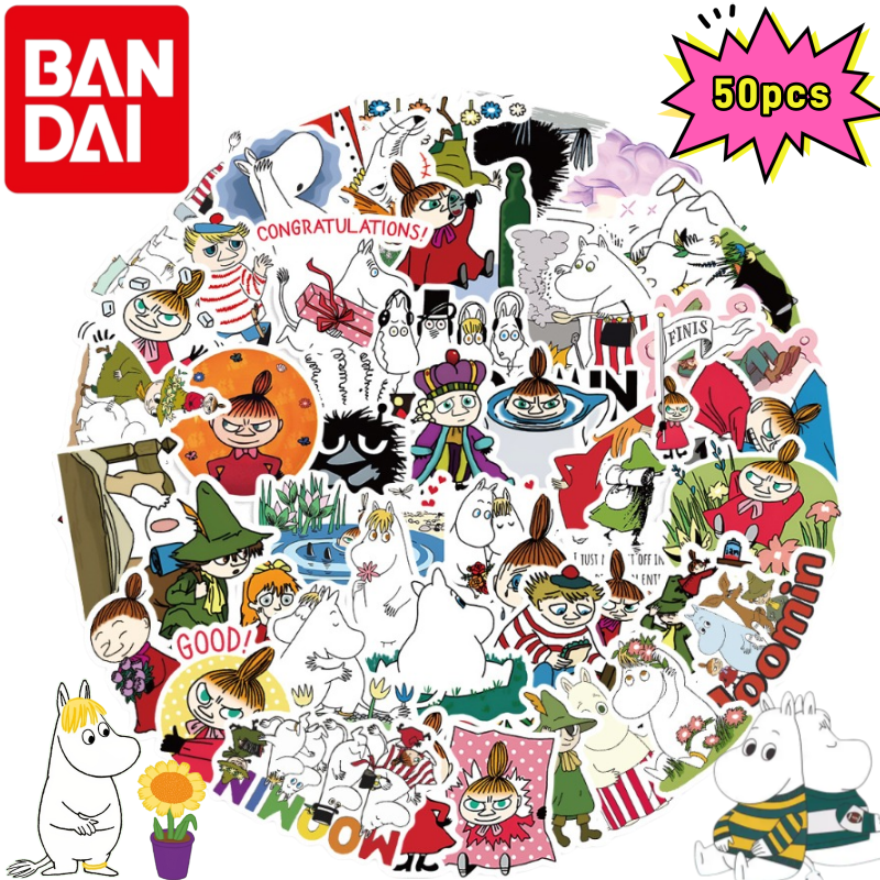 Model Kit Game - New Moomin Valley 50PCS Sticker High