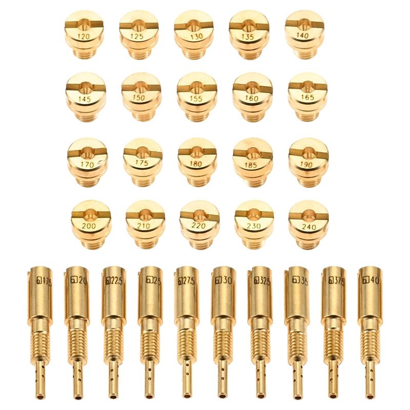Model Kit Jet - Carburetor Replacement Parts-30Pcs Main Jet And