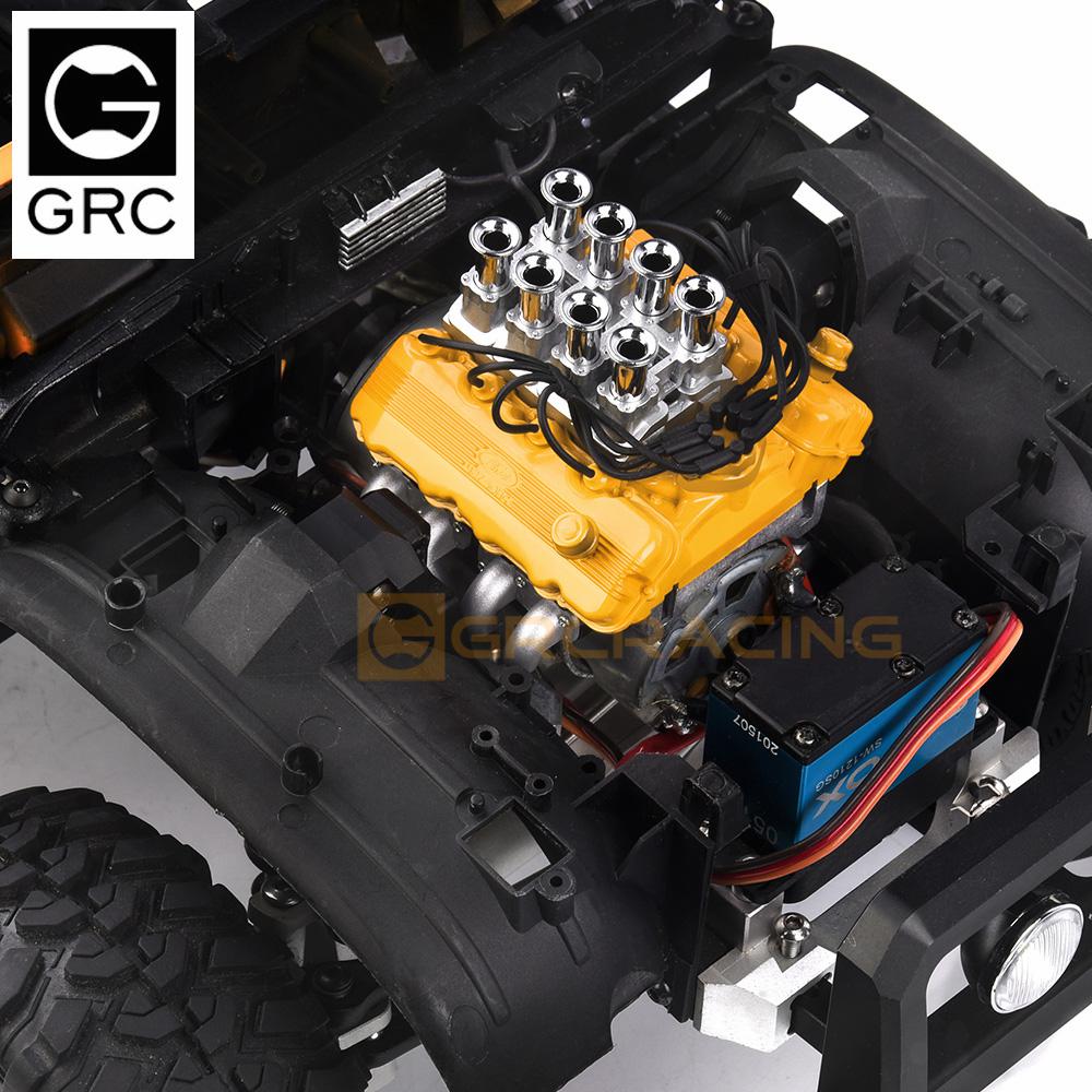 GRC 1/10 simulation V8 engine  - đánh giá và giá Model Kit Engine V8