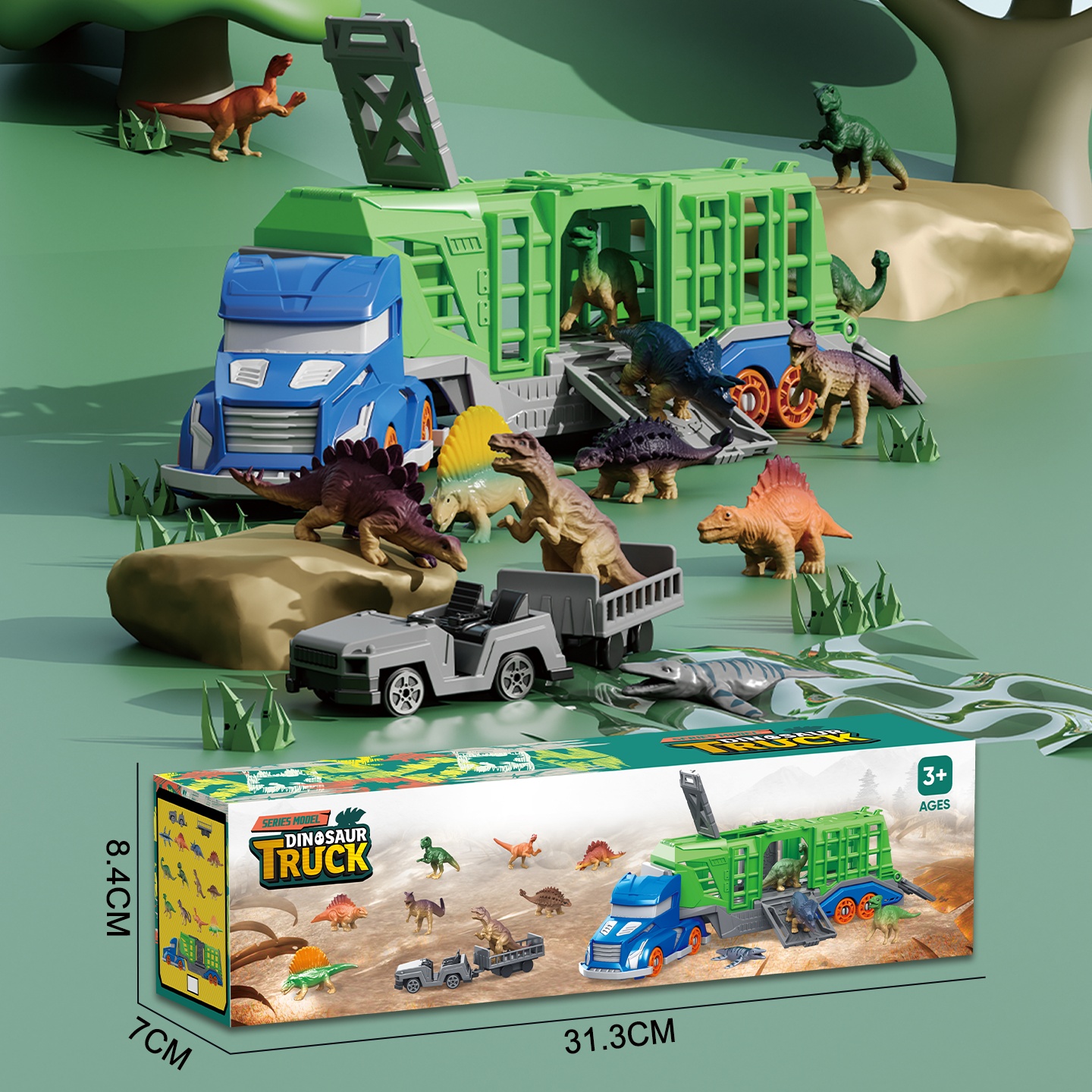 Dinosaur Animal Transport Vehi - đánh giá và giá Model Kit Dinosaur