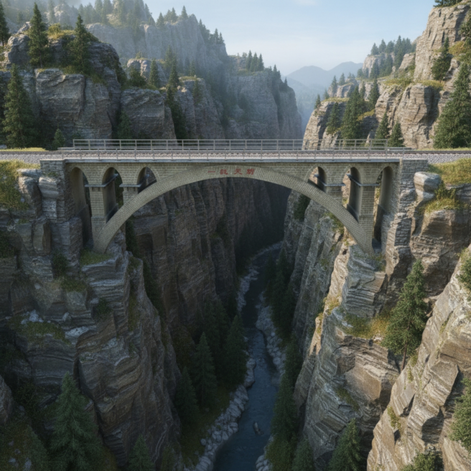 Arched Bridge Model with Instr - đánh giá và giá Model Kit Train
