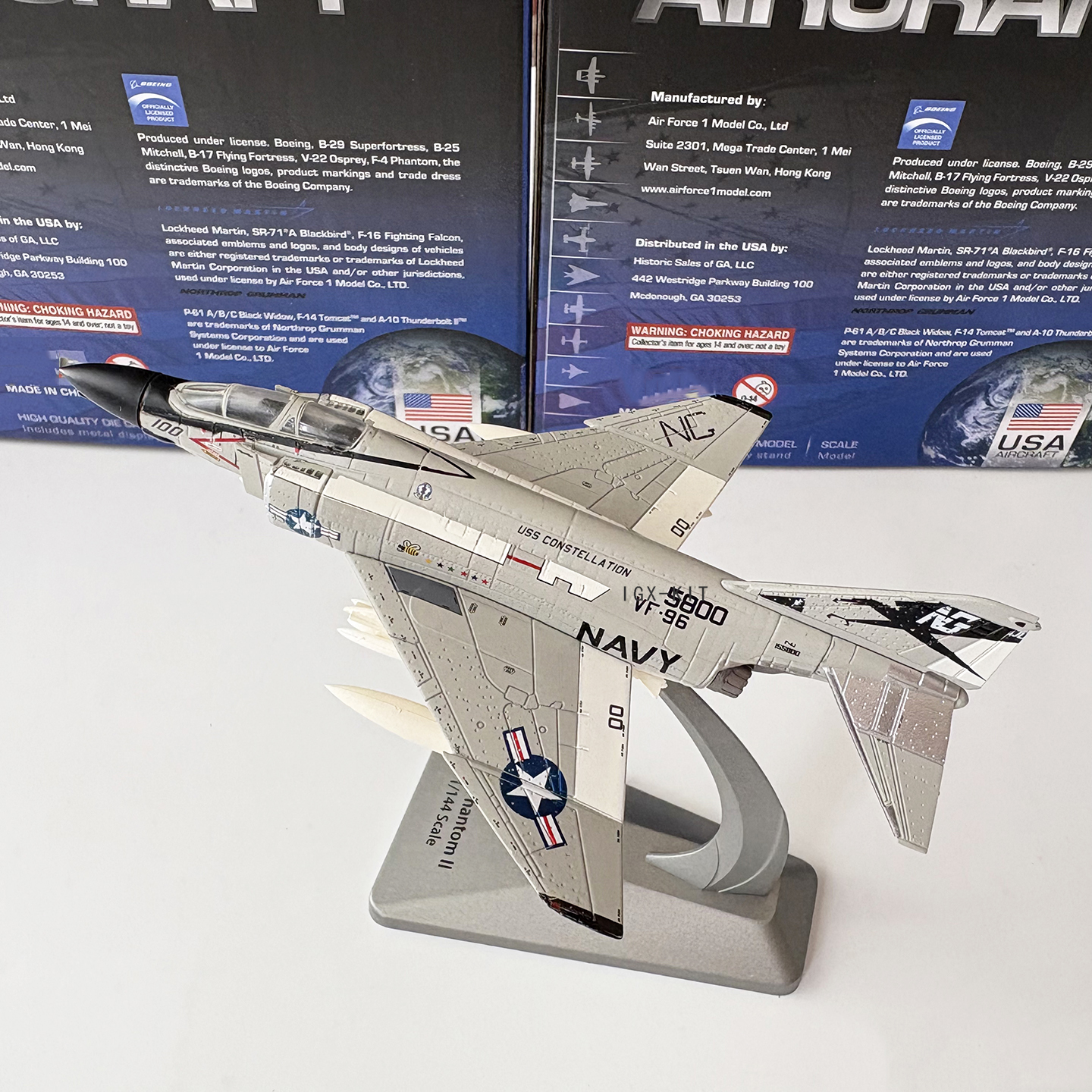 1/144 Scale US F-4 Phantom II  - đánh giá và giá Model Kit Jet