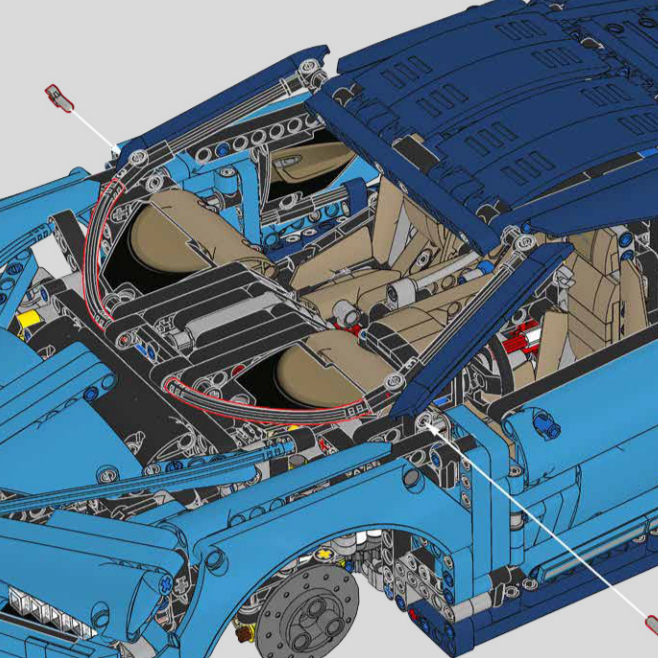 MOC Sports Car Model Building  - đánh giá và giá Model Kit Game