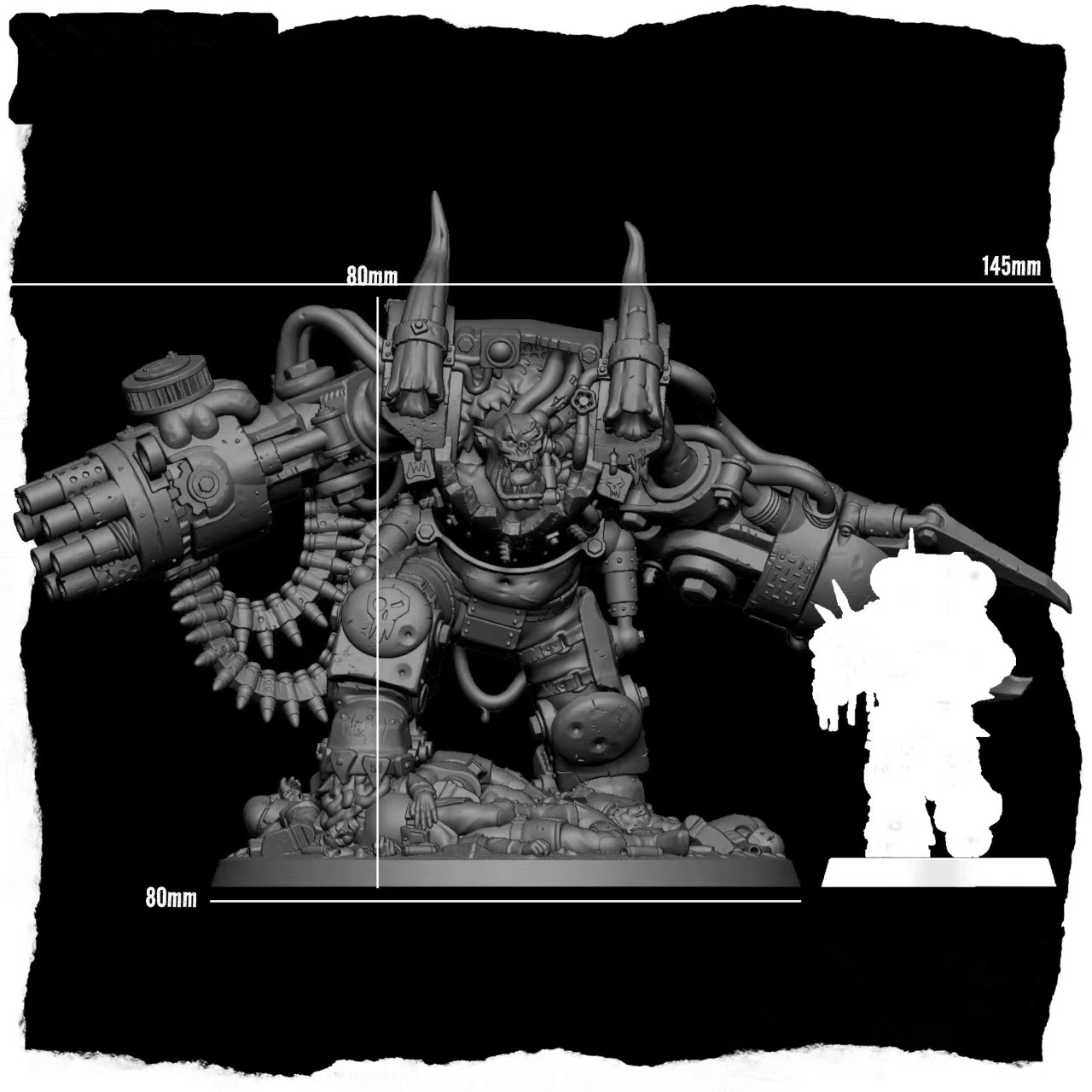 Resin Kit Wargame 28523 Orc Bo - đánh giá và giá Model Kit Dinosaur