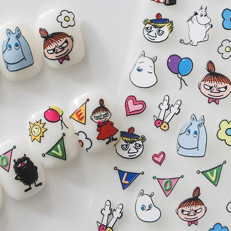 Moomin Nail Sticker High Color - đánh giá và giá Model Kit Game