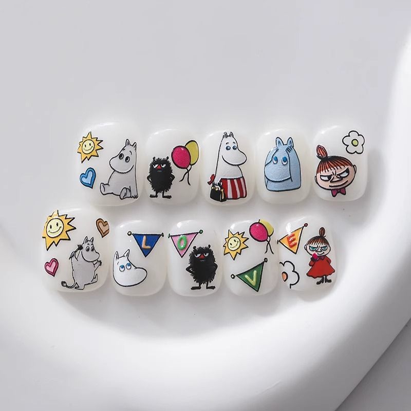 Moomin Nail Sticker High Color - đánh giá và giá Model Kit Game