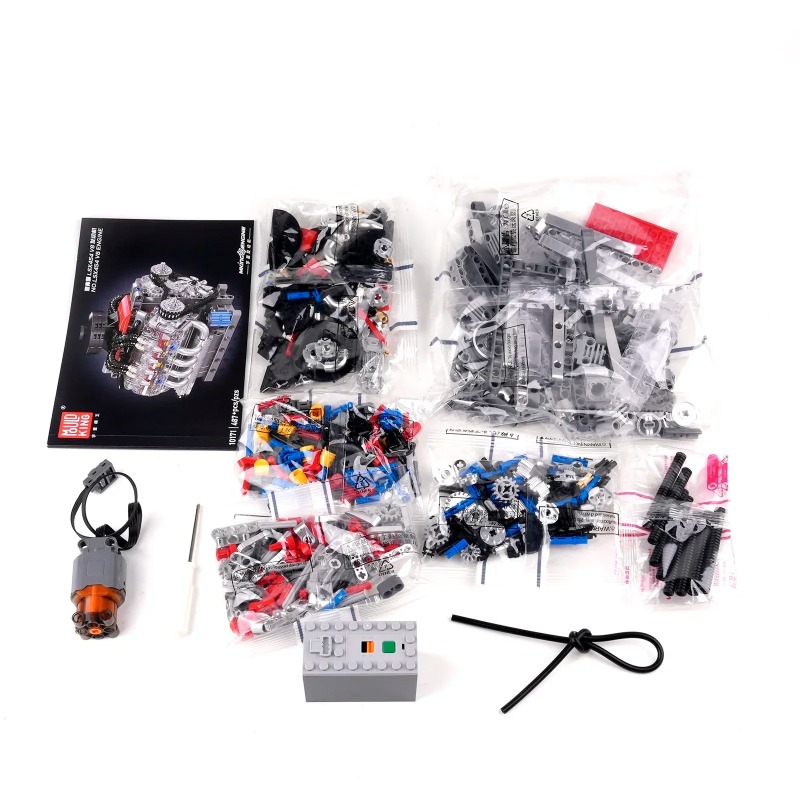 Mould King 10171 LSX454 V8 Eng - đánh giá và giá Model Kit Engine V8