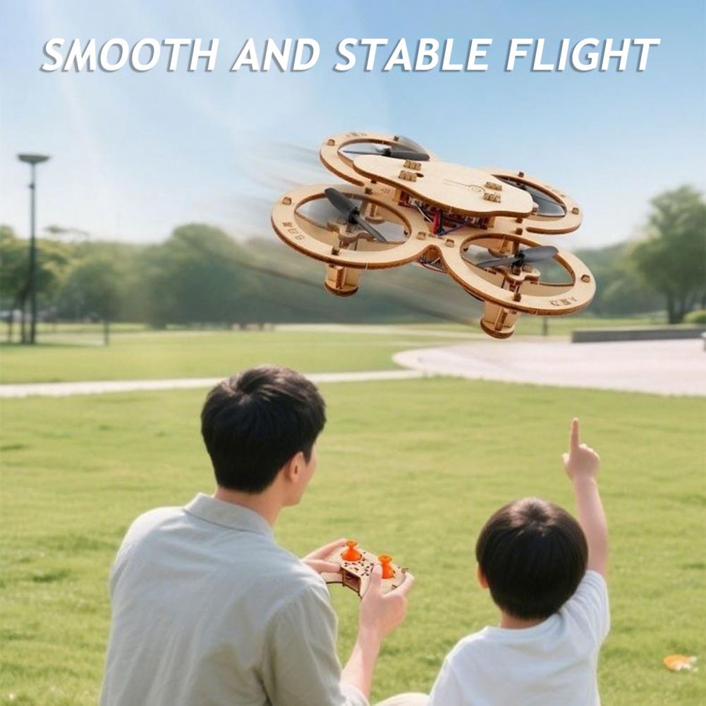 Rc Drone Toy Wooden Drone Puzz - đánh giá và giá Model Kit Motor
