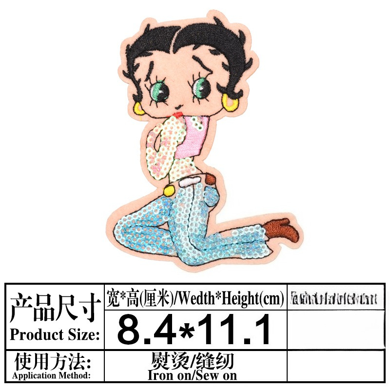 Betty Boop Patch High Color Va - đánh giá và giá Model Kit Game