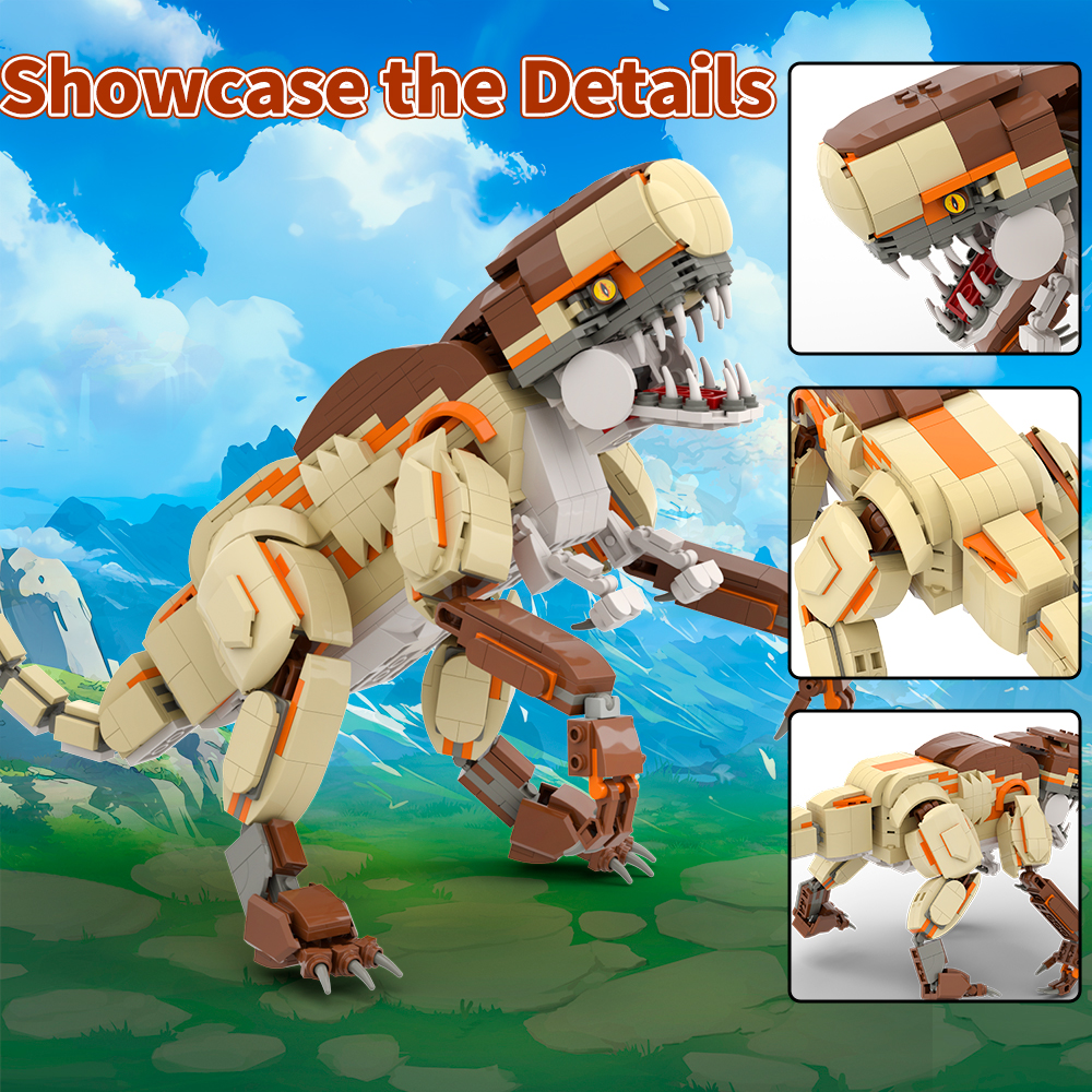 Giant Dinosaur Building Blocks - đánh giá và giá Model Kit Dinosaur