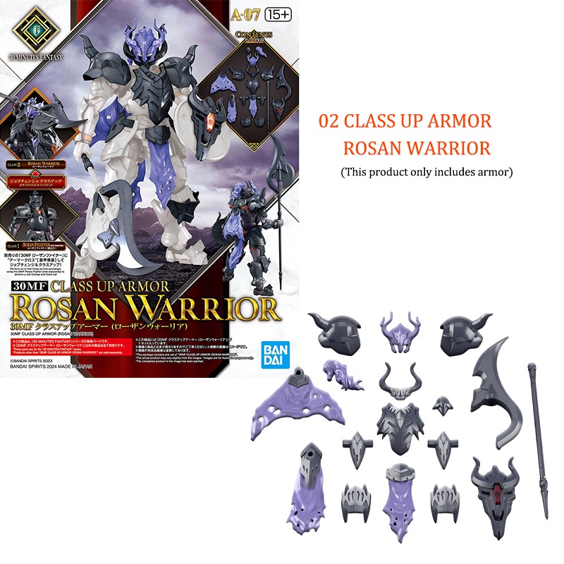 Original Bandai 30MF Rosan Fig - đánh giá và giá Model Kit Japan Shop
