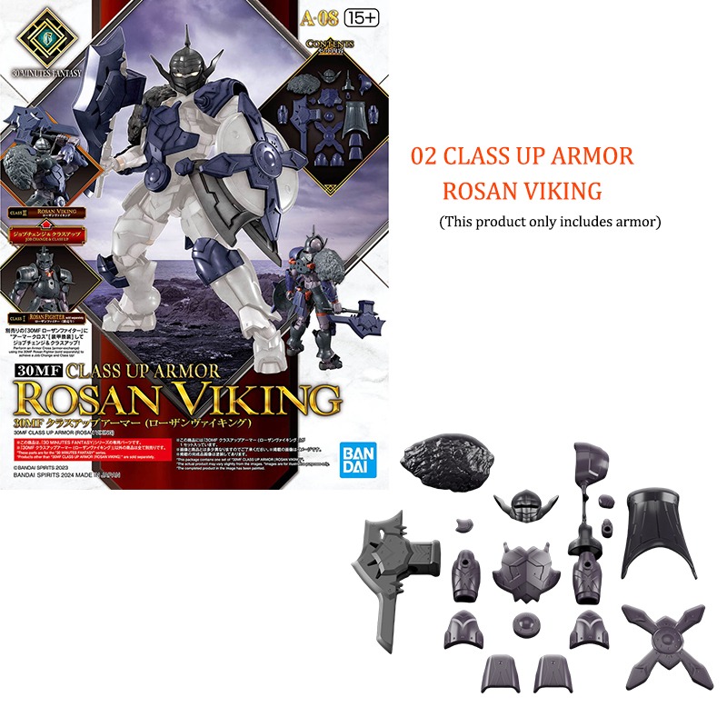 Original Bandai 30MF Rosan Fig - đánh giá và giá Model Kit Japan Shop