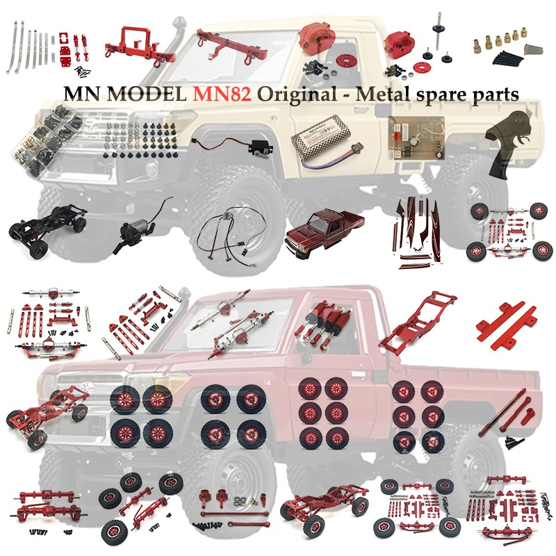 MN Model 1/12 MN82 LC79 MN78 R - đánh giá và giá Model Kit Motor