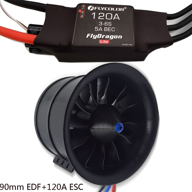 90mm EDF 12 Blades Ducted Fan  - đánh giá và giá Model Kit Jet
