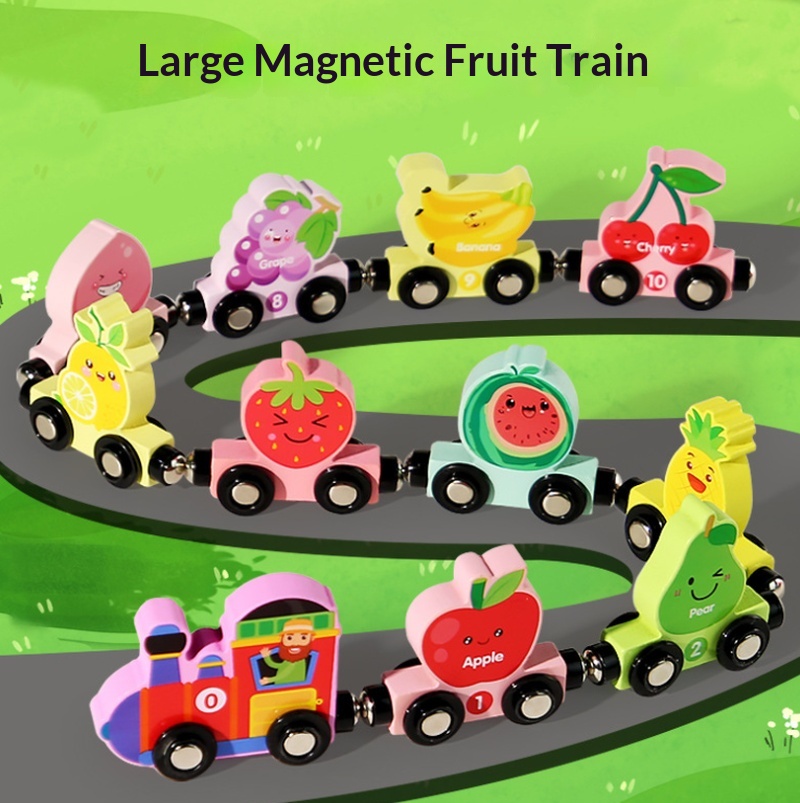 Children'S Wooden Magnetic Col - đánh giá và giá Model Kit Train