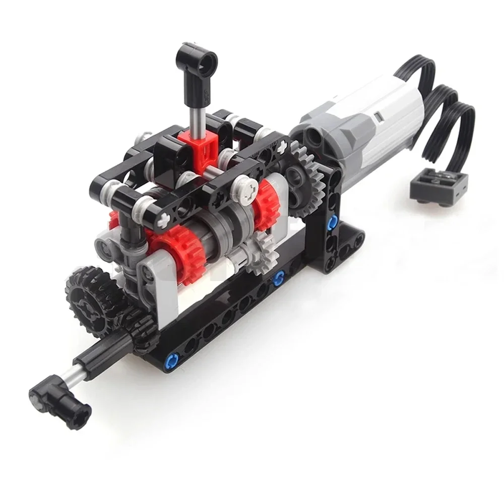 MOC High-tech 4 Speeds Gearbox - đánh giá và giá Model Kit Motor