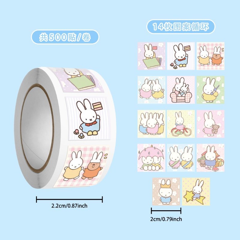 Miffy 500pcs Roll Sticker High - đánh giá và giá Model Kit Game