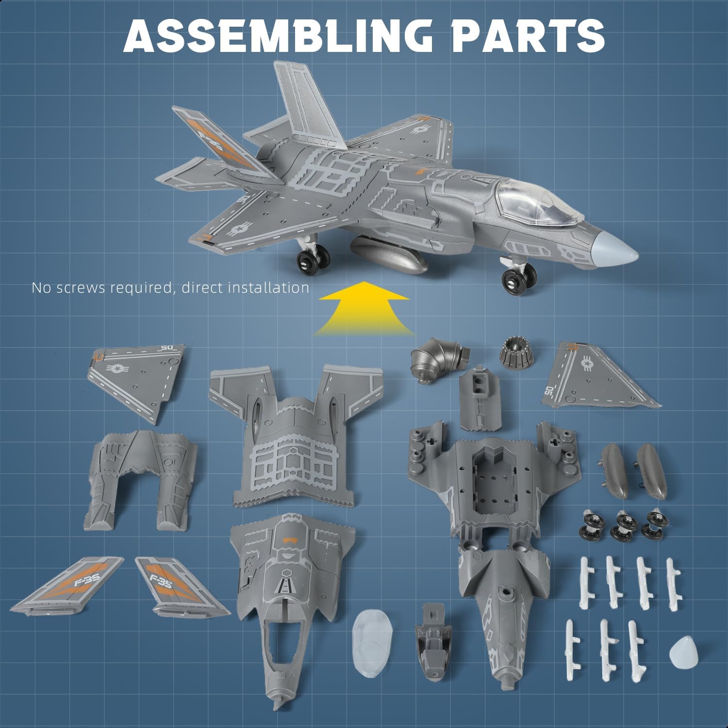 1:72 Scale F-35 Fighter Jet Qu - đánh giá và giá Model Kit Jet