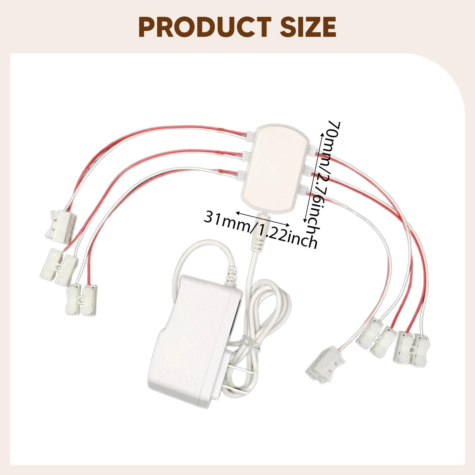 3V 1A Power Supply 6 Ports Wir - đánh giá và giá Model Kit Train