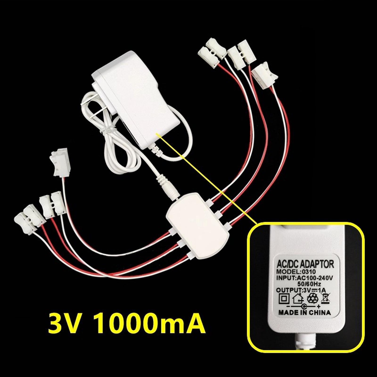 3V 1A Power Supply 6 Ports Wir - đánh giá và giá Model Kit Train