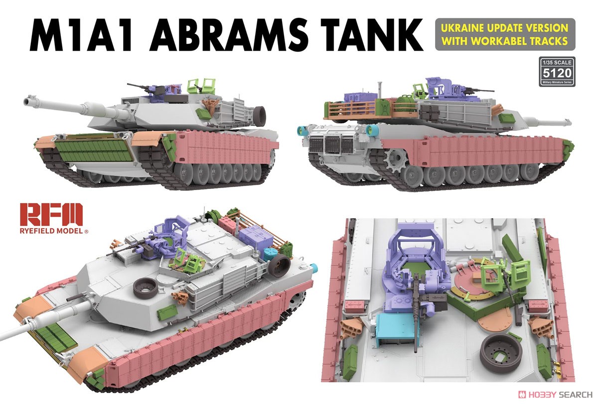 Rye Field 5120 1:35 Scale  M1A - đánh giá và giá Model Kit Ukraine