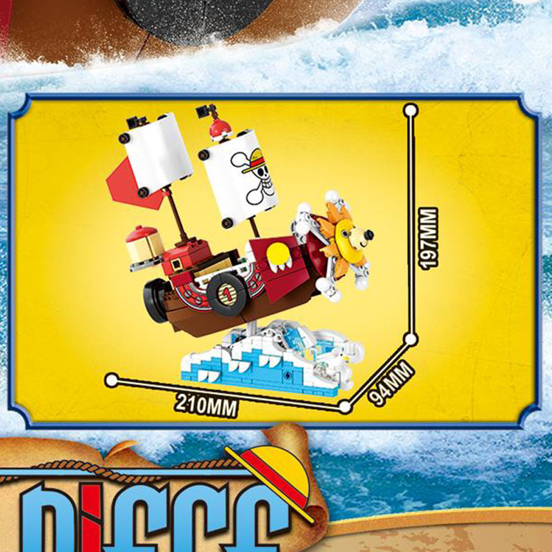 4in1 One Piece THOUSAND SUNNY  - đánh giá và giá Model Kit Thousand Sunny