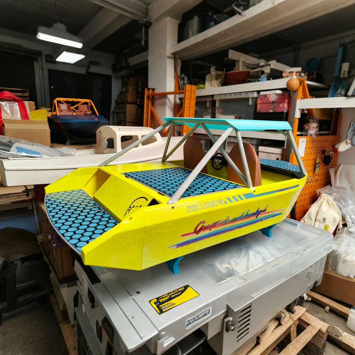 RC Speed ​​Boat 64.5cm with Au - đánh giá và giá Model Kit Jet
