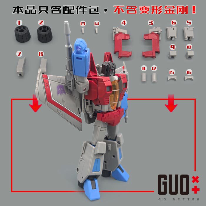 GO BETTER Filler Parts Transfo - đánh giá và giá Model Kit Robot
