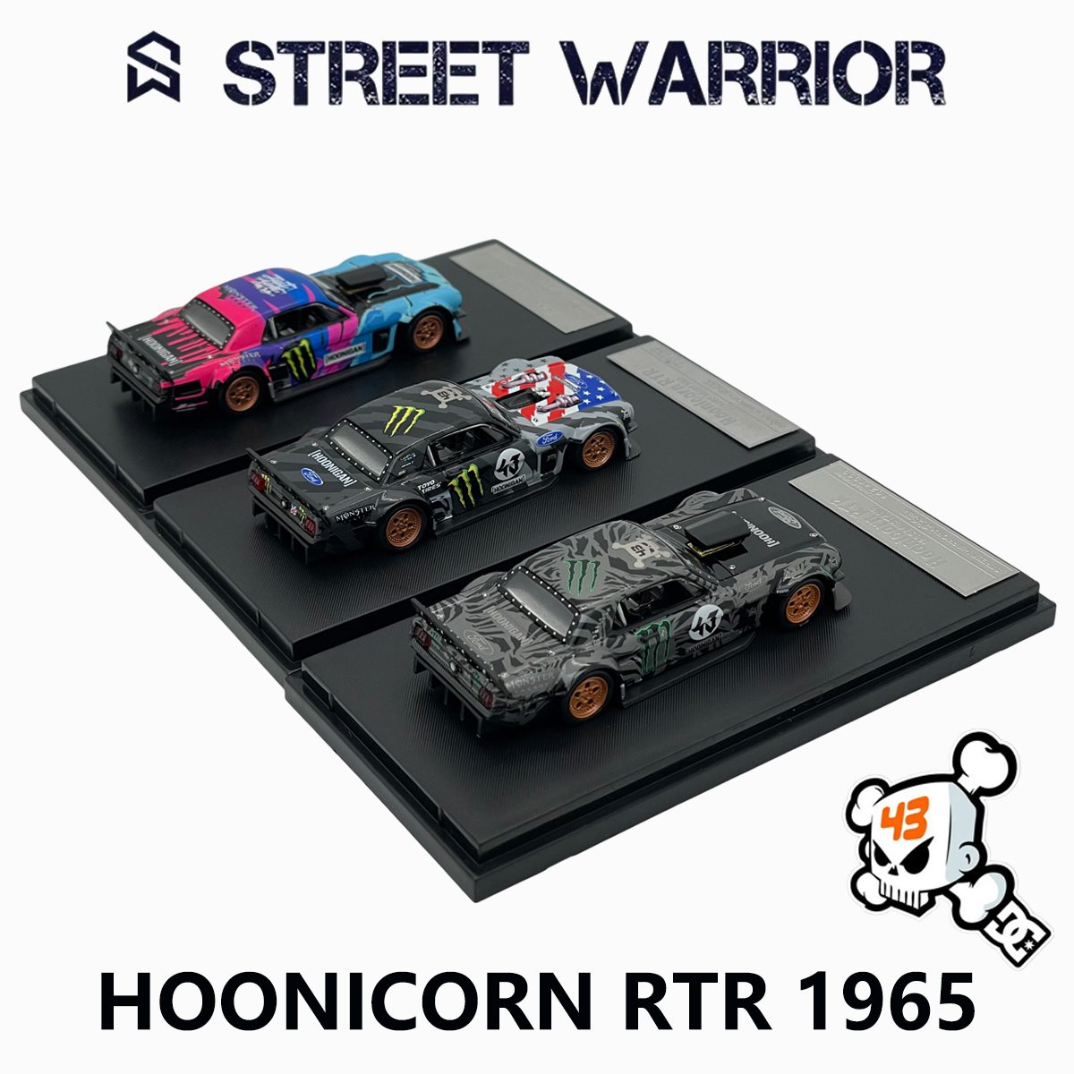 Street Warrior 1:64 1965 Musta - đánh giá và giá Model Kit Game
