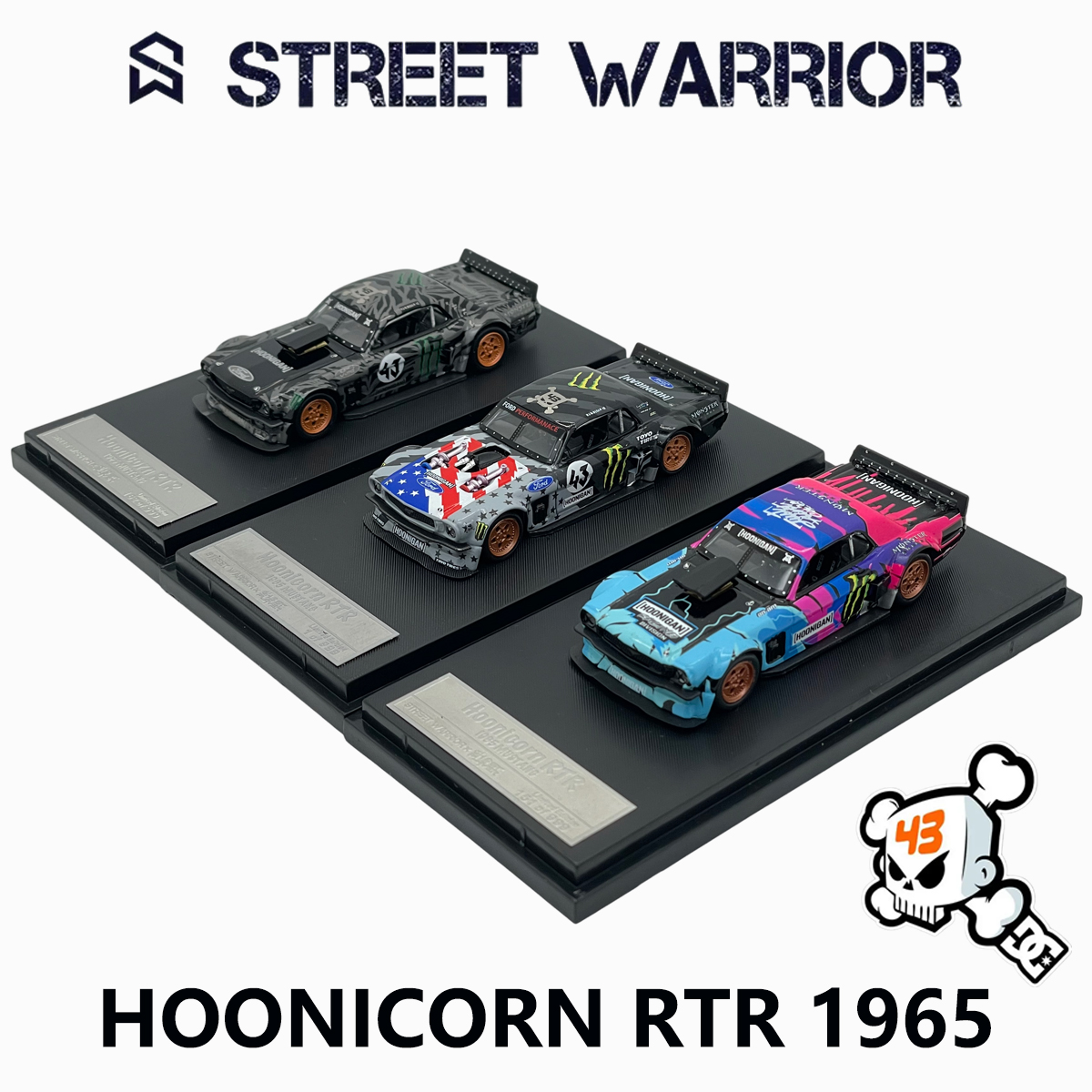 Street Warrior 1:64 1965 Musta - đánh giá và giá Model Kit Game