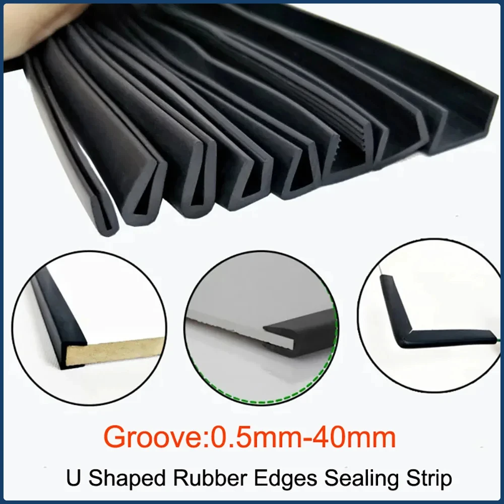 Black U Shaped Rubber Edge Sea - đánh giá và giá Panel Line Marker