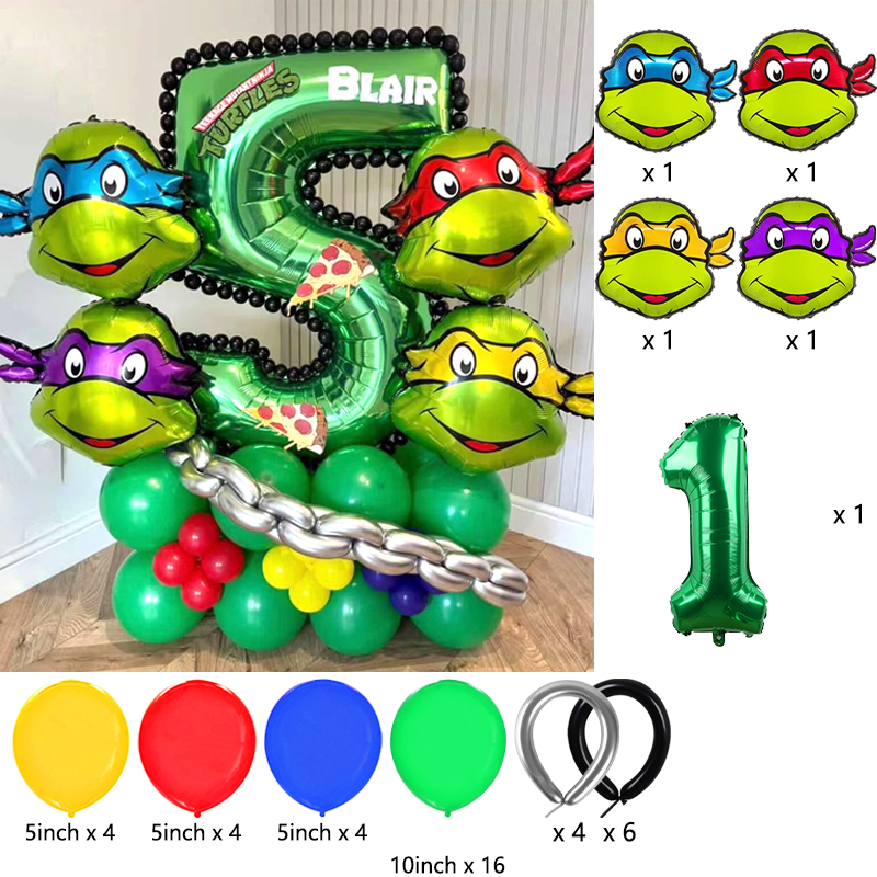 Ninja Turtles Themed Balloon A - đánh giá và giá Model Kit Walmart